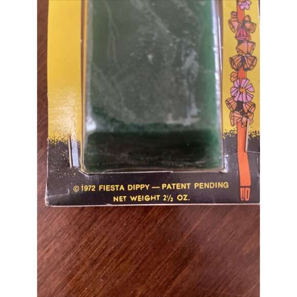Vintage Fiesta Dippy Wax Block 70/79 Green 2.5oz 1972 Prop. - Picture 7 of 8